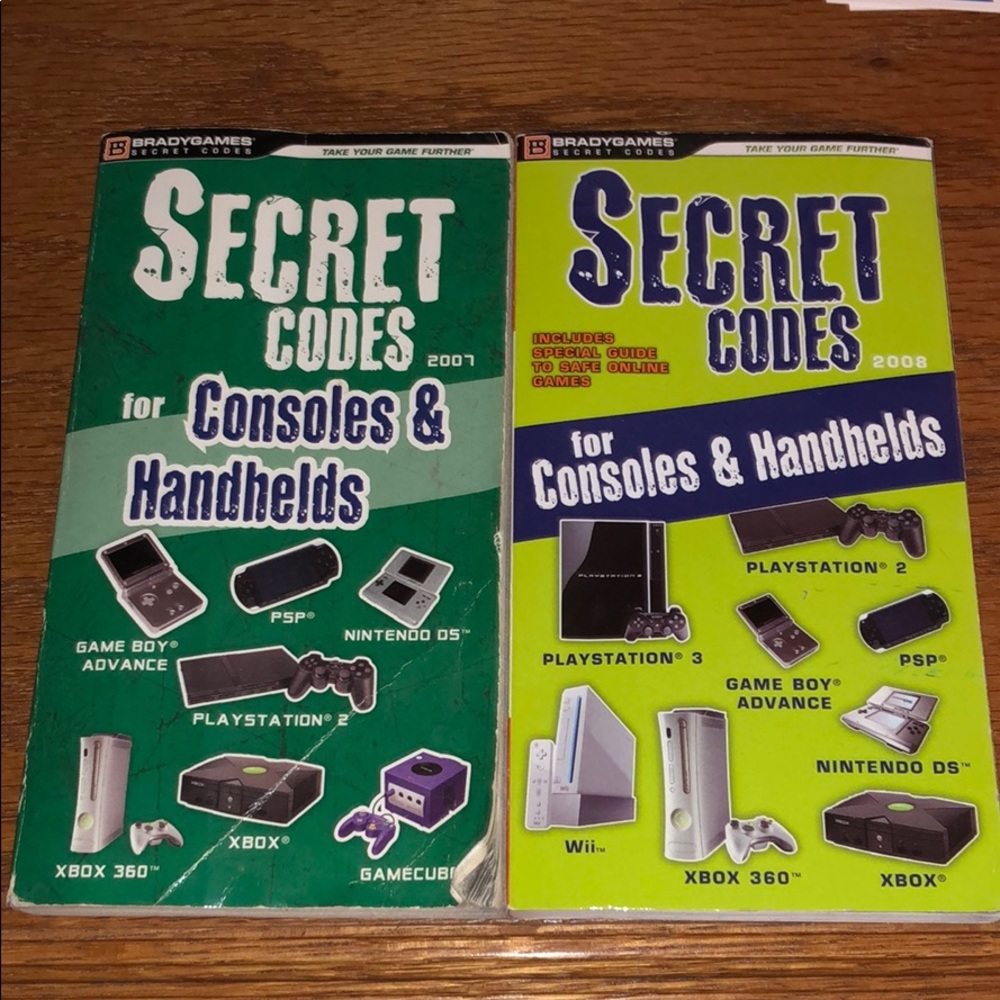 2007 & 2008 Video Game Secret Codes Books